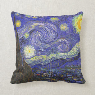 Almofada Starry Night Over Rhone van Gogh Travesseiro decor