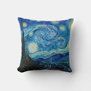 Almofada Starry Night por Vincent van Gogh