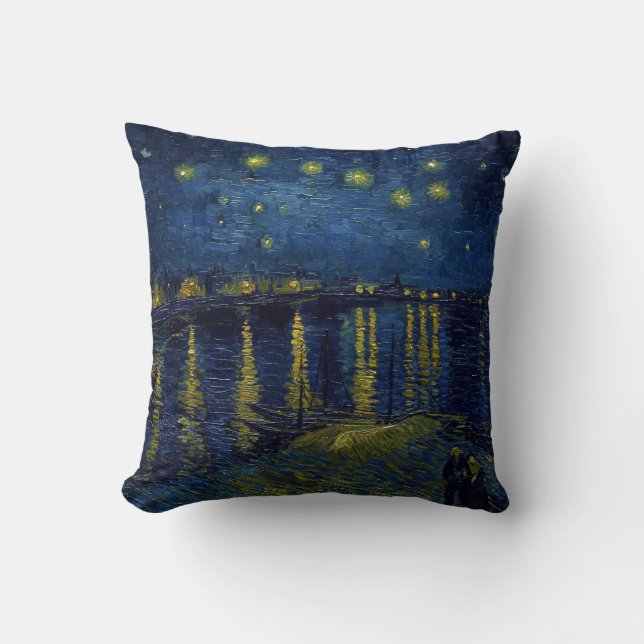 Almofada Starry Night, Vincent van Gogh (Frente)