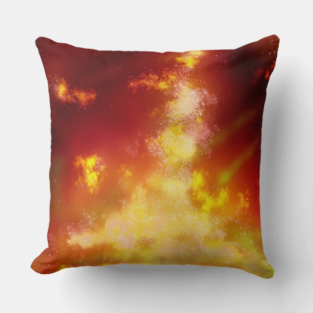 Almofada Stars Night Sky Midnight Yellow Lky Way (Frente)