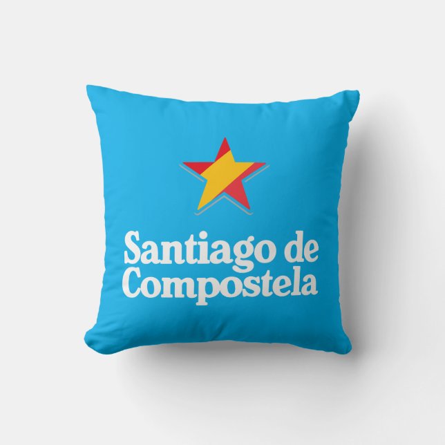 Almofada Stars of Spain – Santiago de Compostela (Frente)