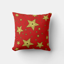 Almofada Stars on Red background Pillow