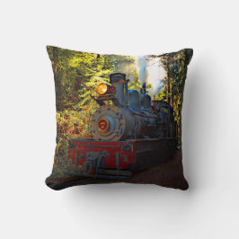 Almofada Steam Train Engine 7 Locomotive Railroad