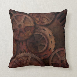 Almofada Steampunk alinha a forma industrial