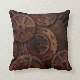 Almofada Steampunk alinha a forma industrial