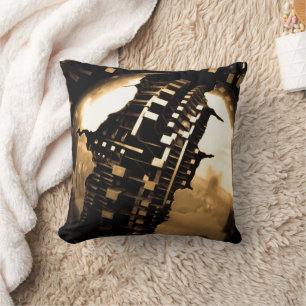 Almofada Steampunk de Bronze
