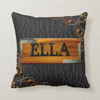 Almofada Steampunk personaliza a placa de identificação de