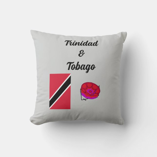 Almofada Steelpan de Trinidad e Tobago (Frente)