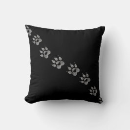 Almofada Stepped Into My Heart | Dogs Paw Prints Dog Mama