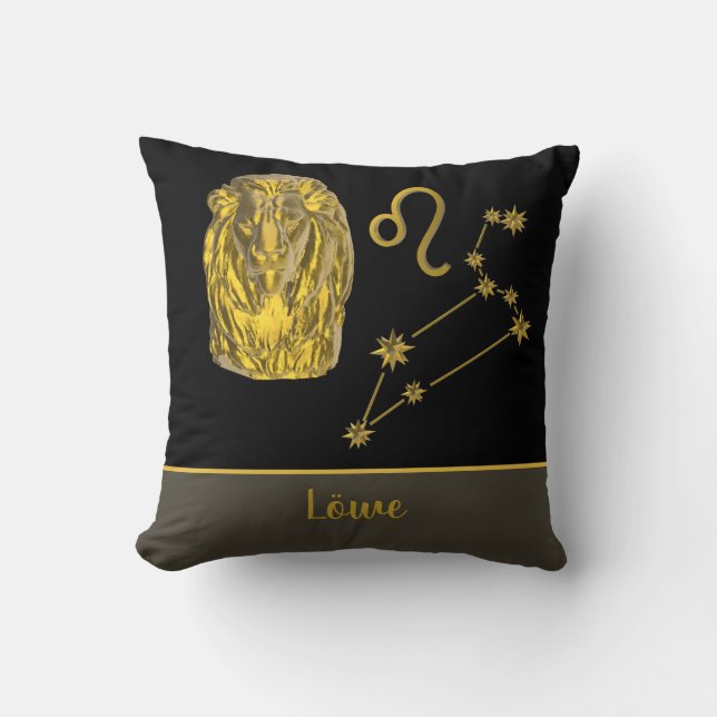 Almofada Sternzeichen Löwe - (Frente)