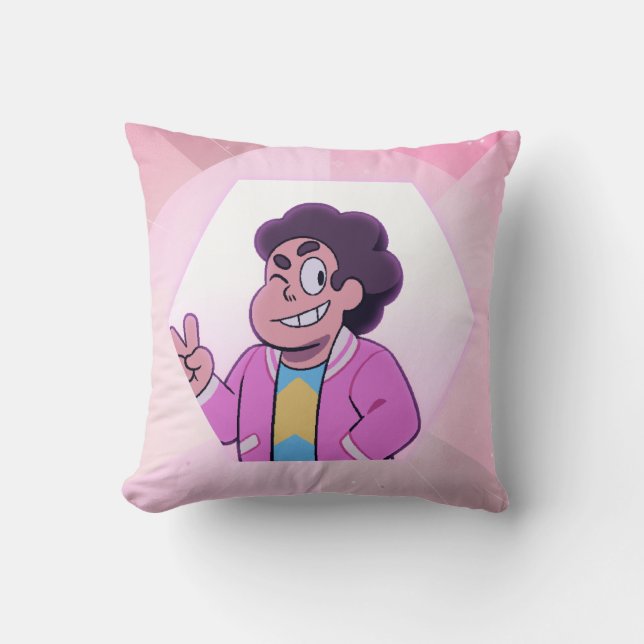 Almofada Steven Universe | Retrato de diamante rosa (Frente)