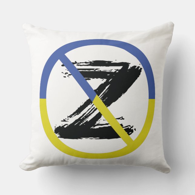 Almofada Stop war in Ukraine Throw Pillow (Frente)