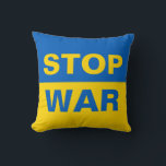 Almofada Stop War Ucrânia Ucraniano<br><div class="desc">Stop War Ucrânia Ucraniano</div>