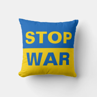 Almofada Stop War Ucrânia Ucraniano