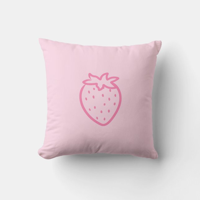 Almofada Strawberry light pink (Frente)