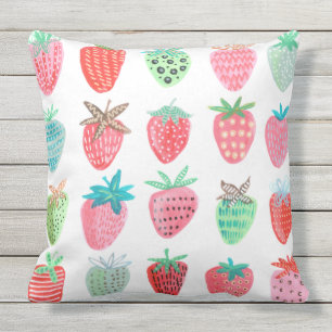 Almofada Strawberry red Pattern Summer