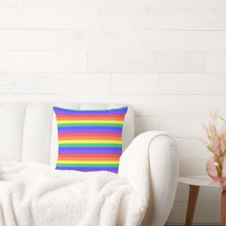Almofada Stripe Arco-íris