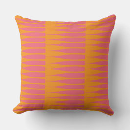 Almofada Stripe Rosa e Laranja