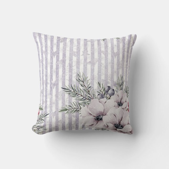 Almofada Striped Woodland Floral (Frente)