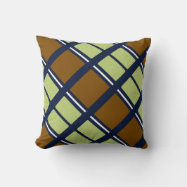 Almofada Stripes and squares preppy cushion