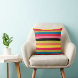 Almofada Stripes de Caipira Arco-Íris