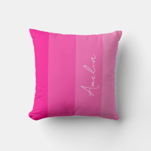 Almofada Stripes Rosa Quente Personalizadas