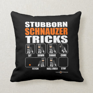 Almofada Stubborn Schnauzer truks Funny Schnauzer Presente