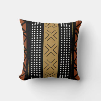 Almofada Stunning African Bogolan Inspired Throw Pillow