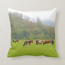 Almofada Sua imagem de fazenda no travesseiro decorativo