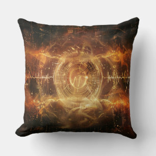 Almofada Sua Voz é um Sigil — Arte por Frequência Mística