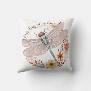Almofada Sublimação de Dragonfly por Um Dia de cada Vez