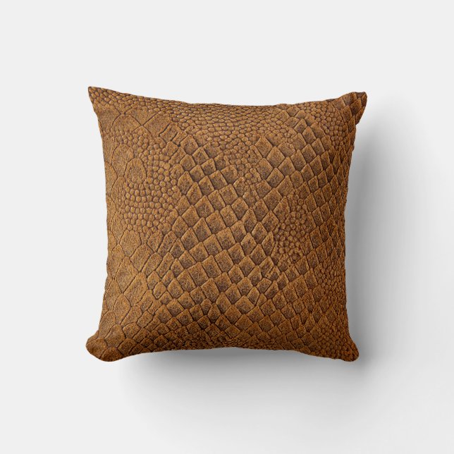 Almofada suede with beautiful patternpattern,snake,texture, (Frente)