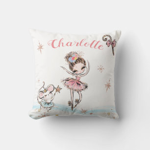 Almofada Sugar Plum Fairy Nutcracker Christmas com nome