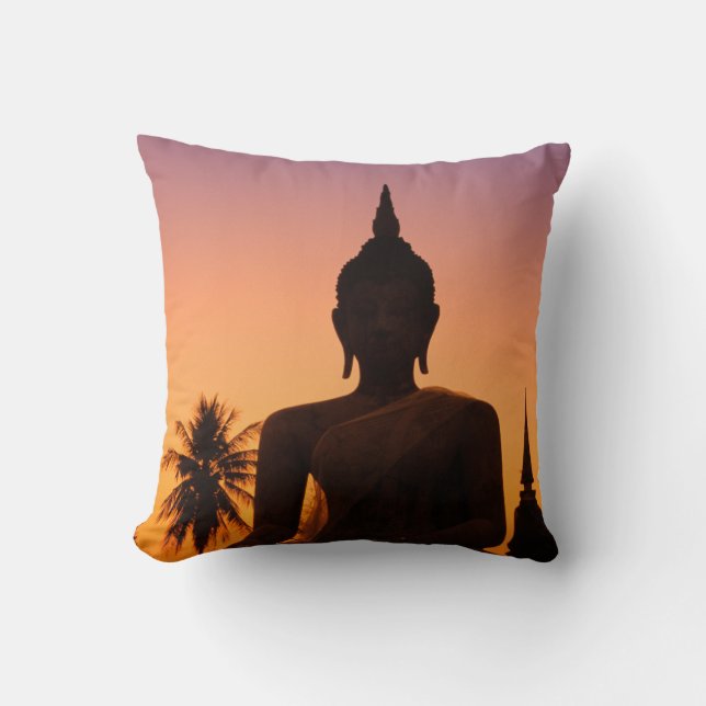 Almofada Sukhothai, Wat Mahathat ao pôr do sol (Frente)