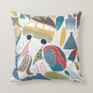 Almofada Sul - africano/design/shweshwe africanos