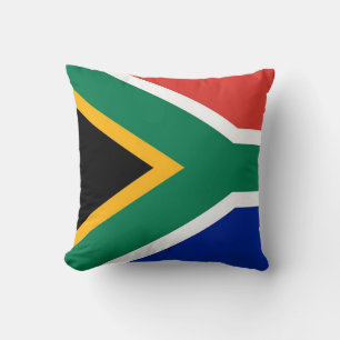 Almofada Sul - bandeira africana no travesseiro de MoJo do