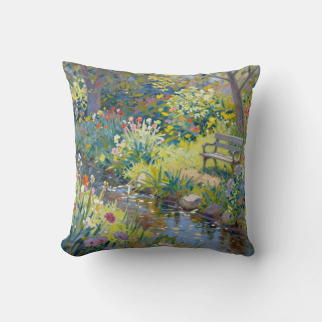 Almofada Summer Creek Flowers  (Frente)