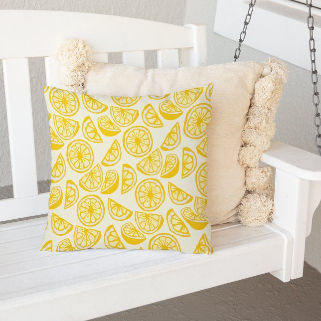 Almofada Summer Lemon Pattern (Criador carregado)