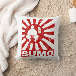 Almofada Sumo Retro Wrestler Japonês Vintage Design