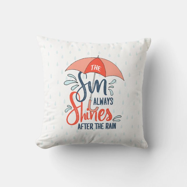 Almofada Sun cita cotações de chuva positivas (Frente)