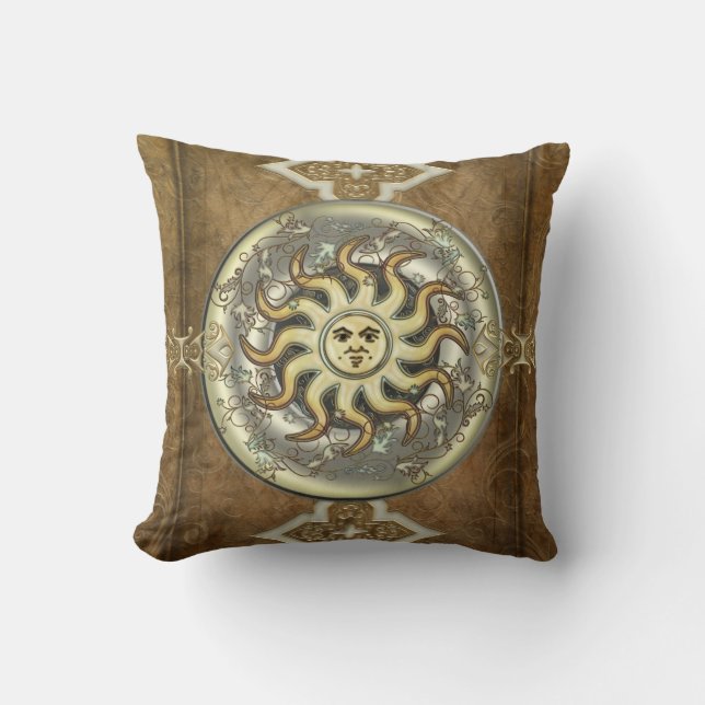 Almofada Sun e Reversible da lua (Frente)