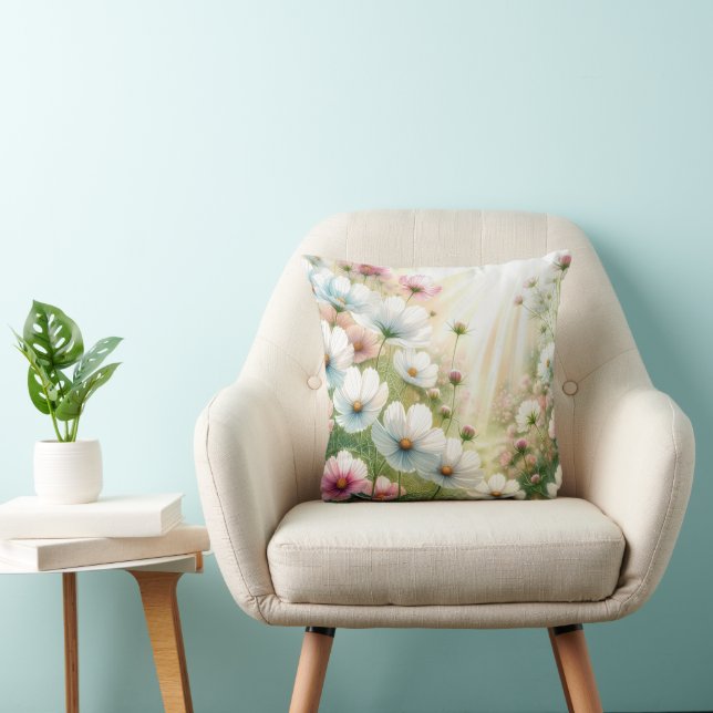 Almofada Sunny Cosmos Garden (Cadeira)