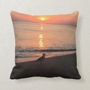 Almofada Sunrise na praia