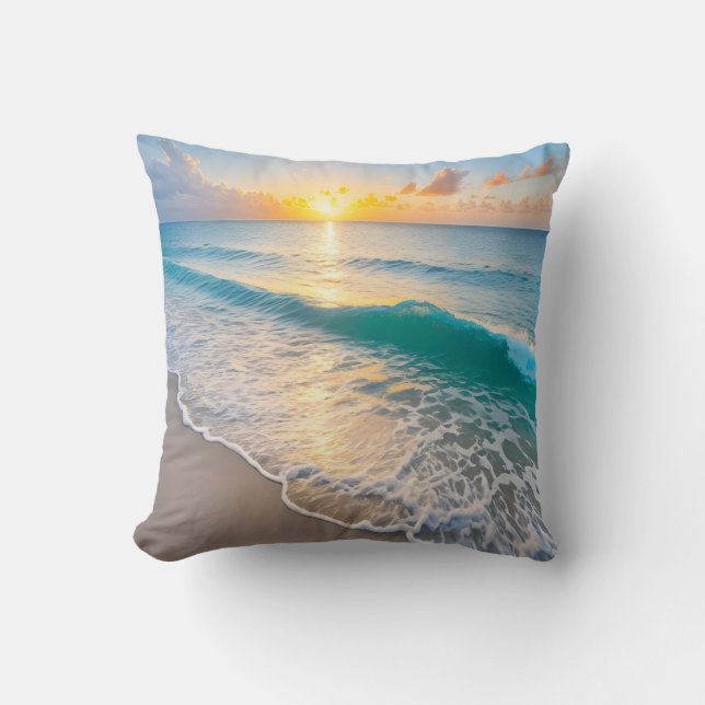 Almofada Sunset de praia (Frente)