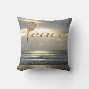 Almofada Sunset Over Pacific Ocean Photo Night Sky Peace