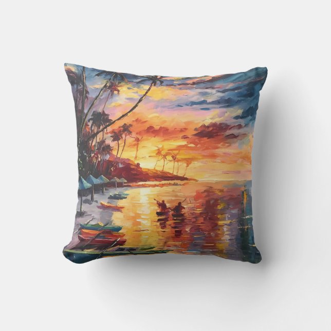 Almofada Sunset Paradise Glow (Frente)