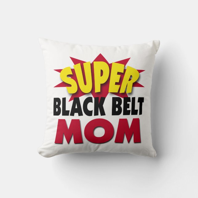 Almofada Super Black Belt Mãe (Frente)