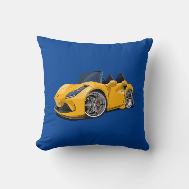 Almofada Super carro de desenho animado (Frente)