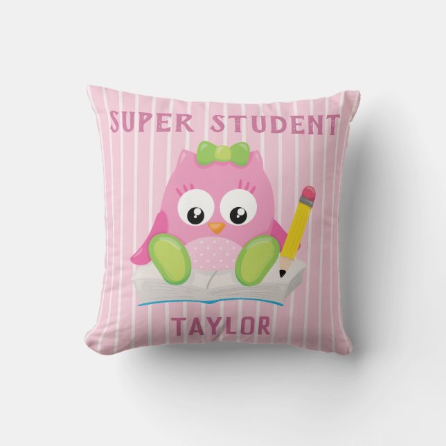 Almofada Super Estudante Cutie Owl (Frente)