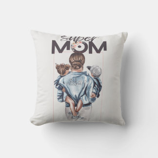 Almofada Super Maman - Coussin Décoratif